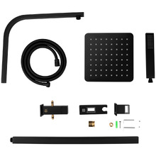 Andon Twin Shower with Slim Hand-held Shower Head